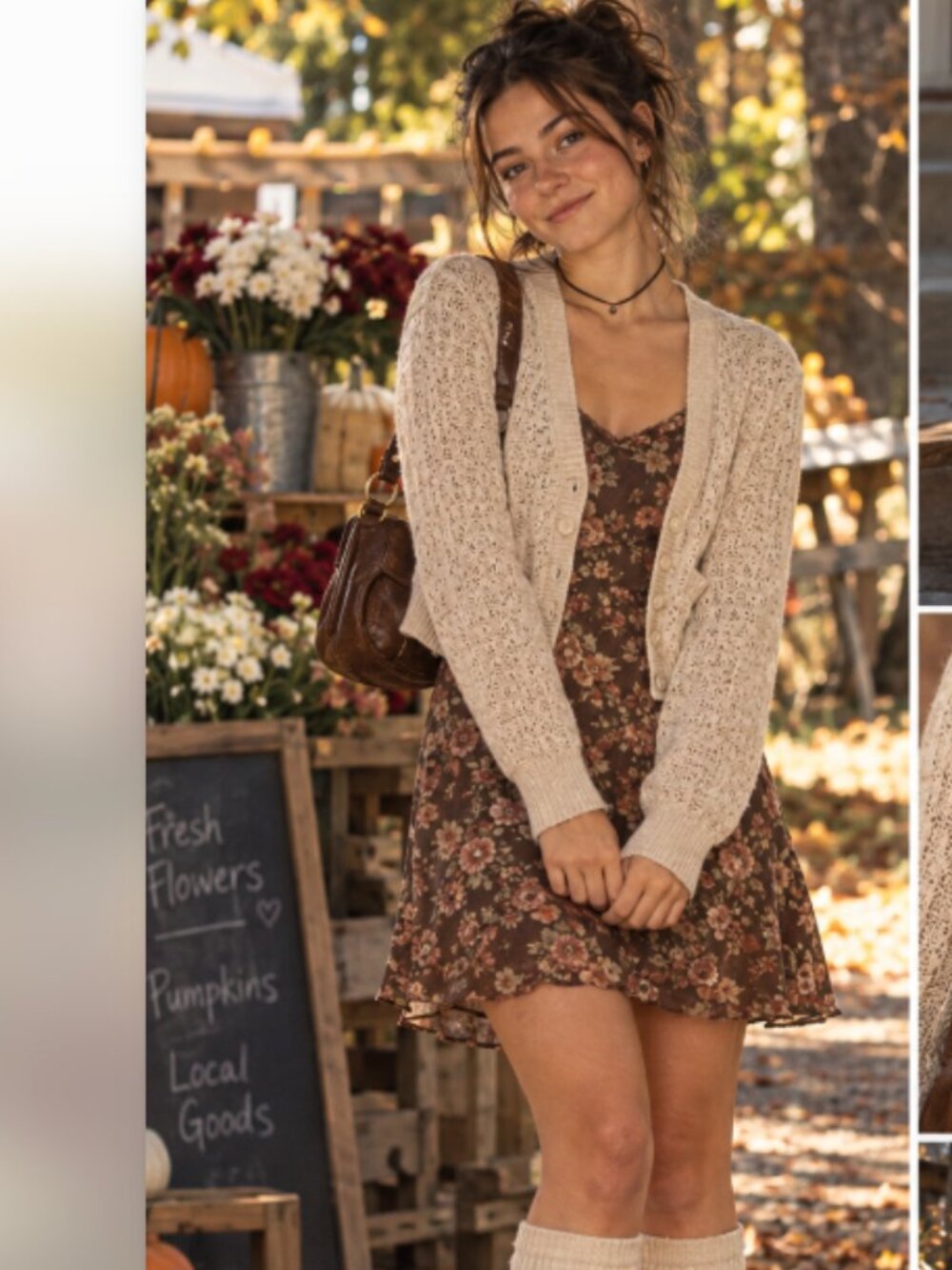 Vintage The Villager Cream Open Knit Cardigan – Linen Cotton – Cottagecore 90s